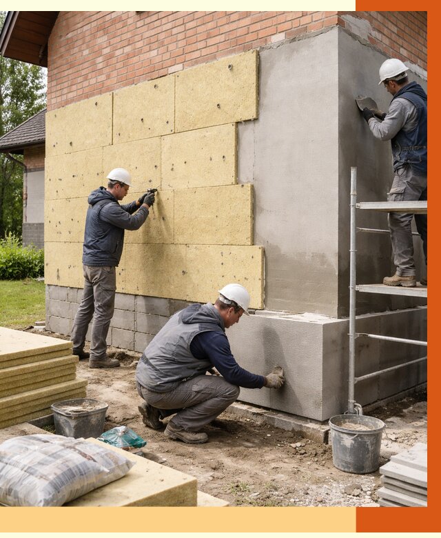 Утепление частного дома в Железногорске под ключ от 7666 руб/м2 — недорого | ТепломастерЖлк