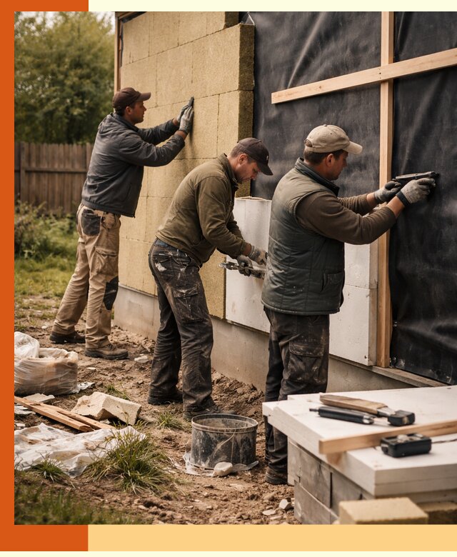 Утепление дачного дома под ключ в Железногорске