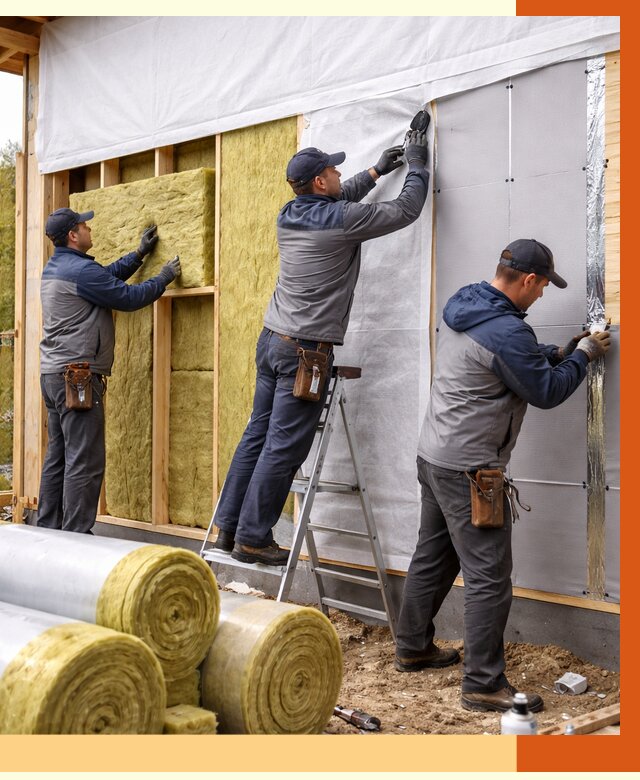 Утепление каркасного дома в Железногорске от 4293 руб./м2 — профессионально | ТепломастерЖлк