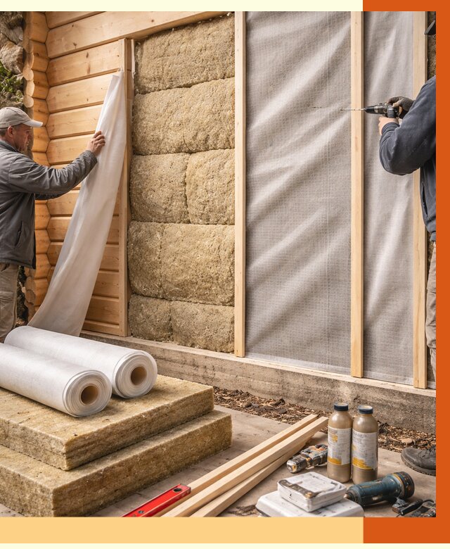 Утепление дома из минибруса в Железногорске от 4599 руб/м2 — заказать профессионально | ТепломастерЖлк