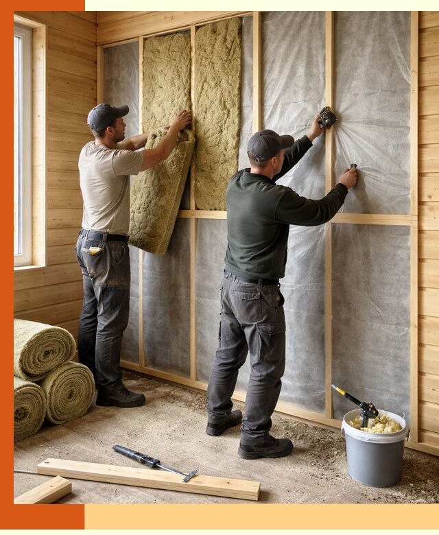 Утепление дома из минибруса в Железногорске: комплексные теплоизоляционные работы