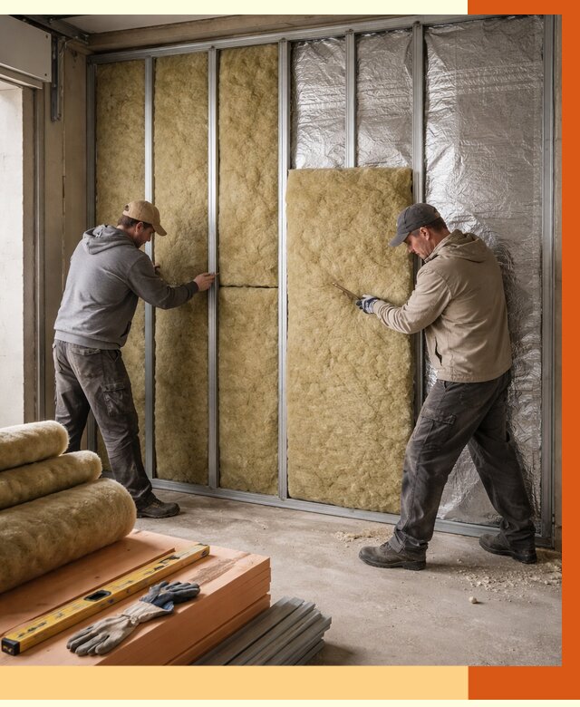 Утепление гаража изнутри в Железногорске от 7666 руб/м2 — работы и цена | ТепломастерЖлк