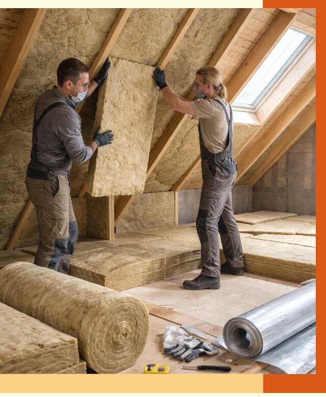 Утепление мансарды минватой в Железногорске от 4293 руб./м2 — монтаж и пароизоляция | ТепломастерЖлк