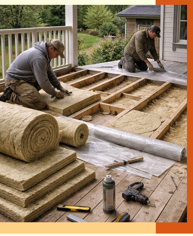 Утепление террасы в Железногорске от 4293 руб./м2 — утеплить террасу под ключ | ТепломастерЖлк