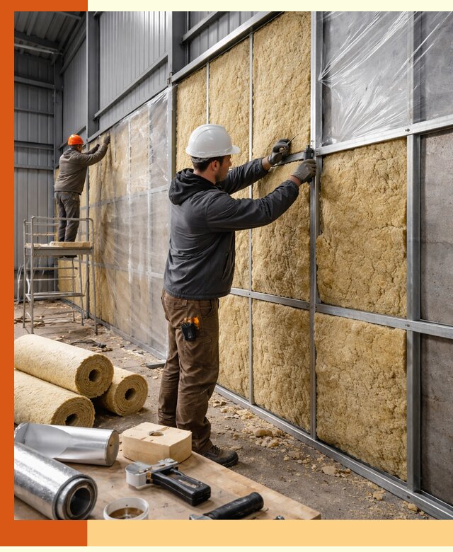 Утепление ангара в Железногорске — профессиональная теплоизоляция помещений