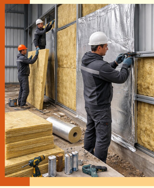 Утепление металлического ангара профессионально в Железногорске