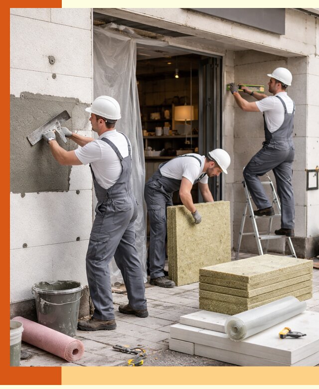 Утепление кафе в Железногорске: профессиональная теплоизоляция и монтаж