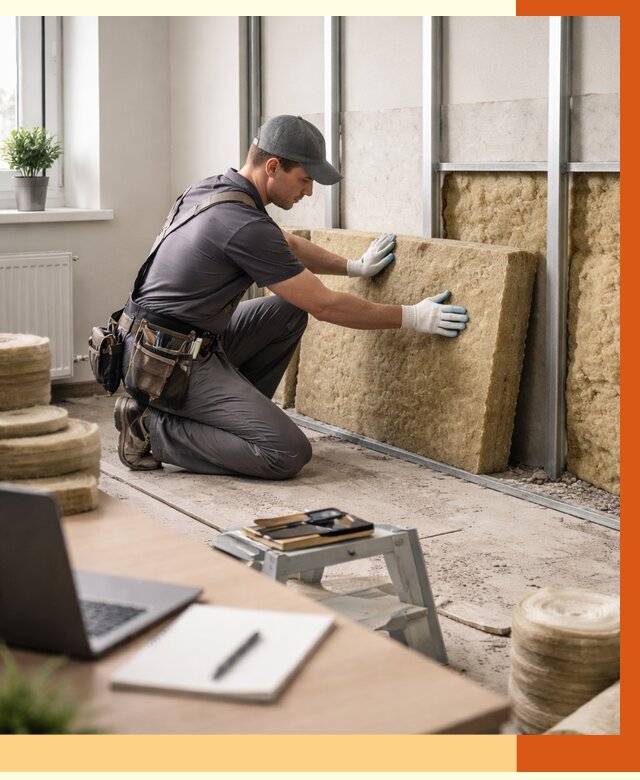 Утепление офиса в Железногорске от 4599 руб/м2 — комплексное утепление офиса под ключ | ТепломастерЖлк