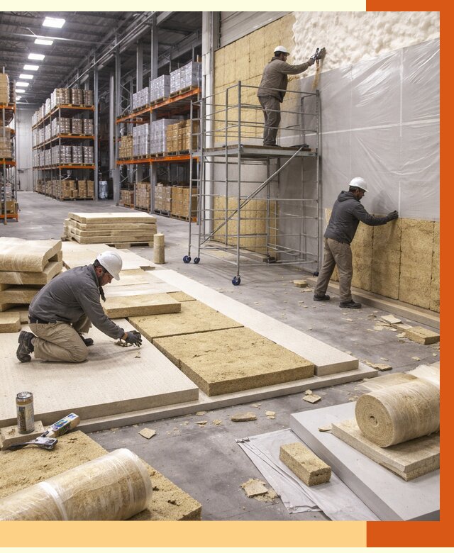 Утепление складского терминала в Железногорске от 7666 руб./м² под ключ | ТепломастерЖлк