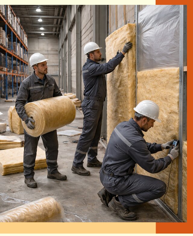 Утепление логистического центра в Железногорске от 4599 руб/м² под ключ | ТепломастерЖлк