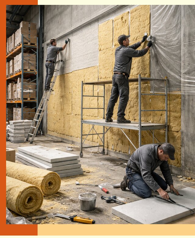 Утепление холодного склада под ключ в Железногорске