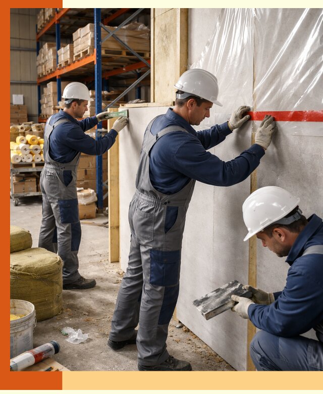 Утепление теплого склада под ключ в Железногорске