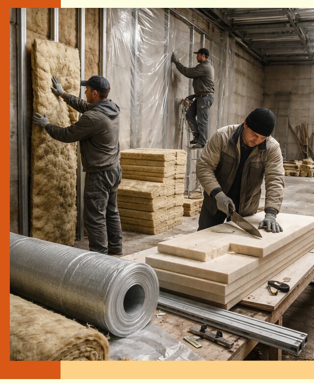 Утепление торгового склада в Железногорске с энергоэффективными решениями