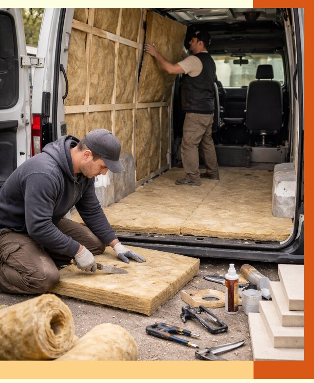 Утепление кемпера в Железногорске под ключ от 12265 руб. — профессионально | ТепломастерЖлк