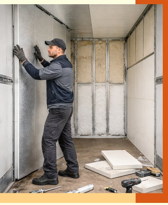 Утепление холодильного кузова в Железногорске от 13798 руб. под ключ | ТепломастерЖлк