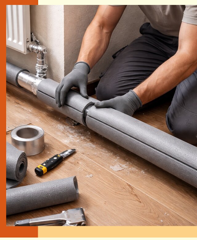 Утепление труб отопления в Железногорске: теплоизоляция и защита сети