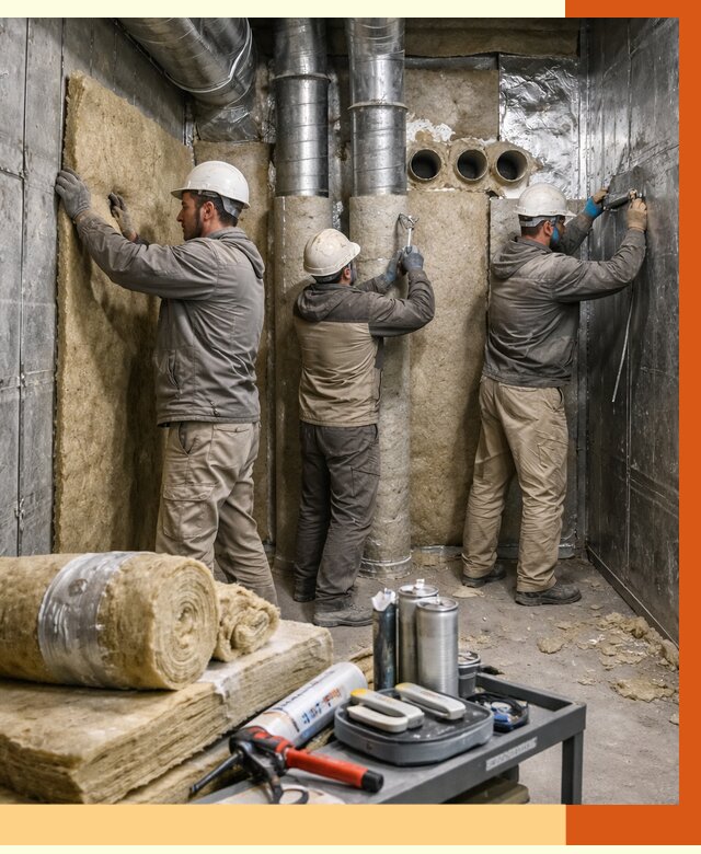 Утепление венткамеры в Железногорске под ключ от 1482 руб. — профессионально | ТепломастерЖлк