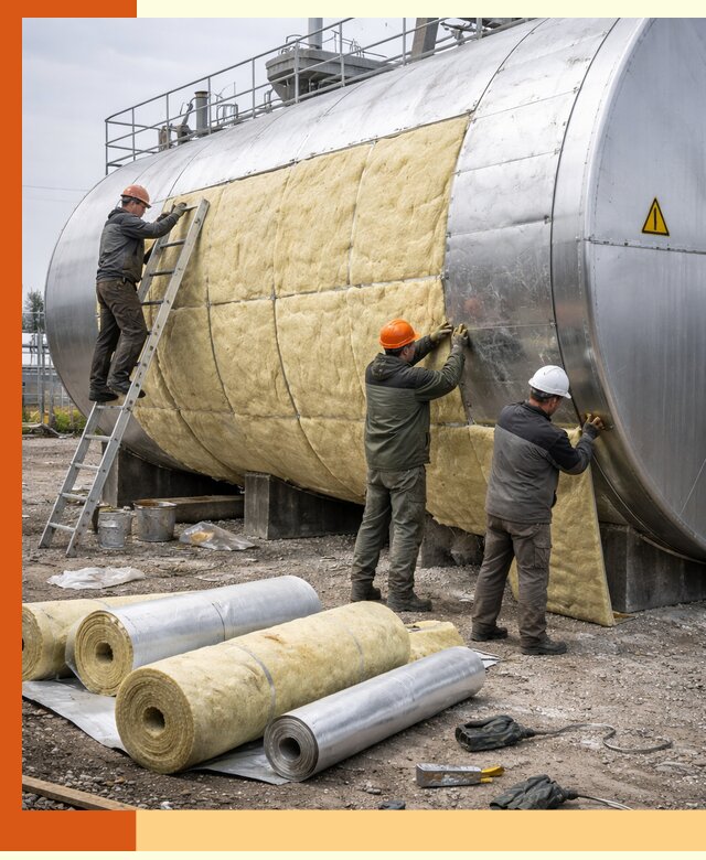 Утепление резервуаров с топливом в Железногорске надежно и экономично