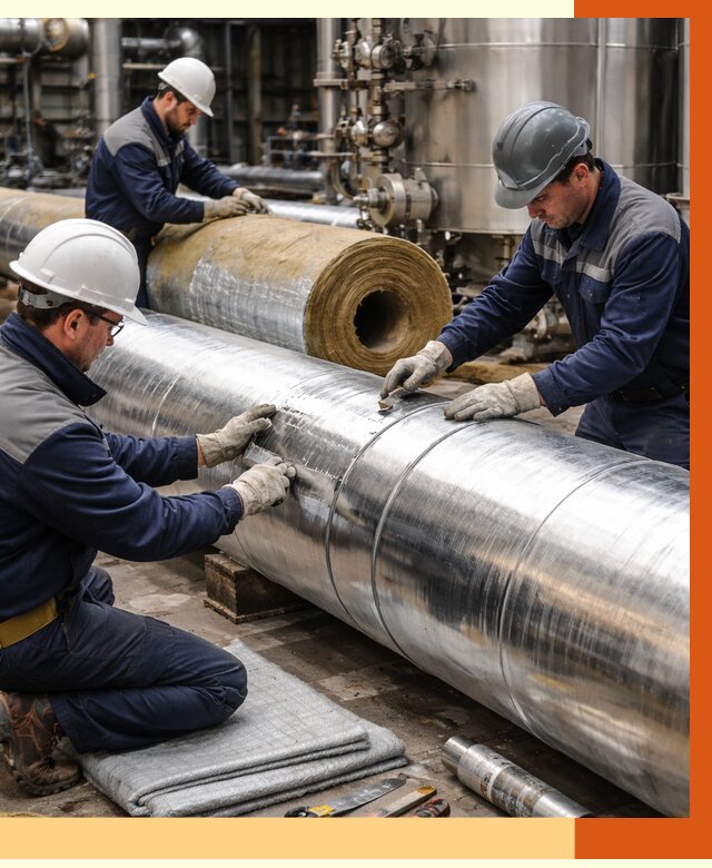 Утепление технологического оборудования в Железногорске от 4293 руб. за м2 | ТепломастерЖлк