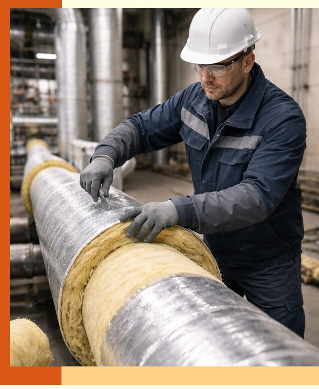 Утепление технологического оборудования и заводских установок в Железногорске