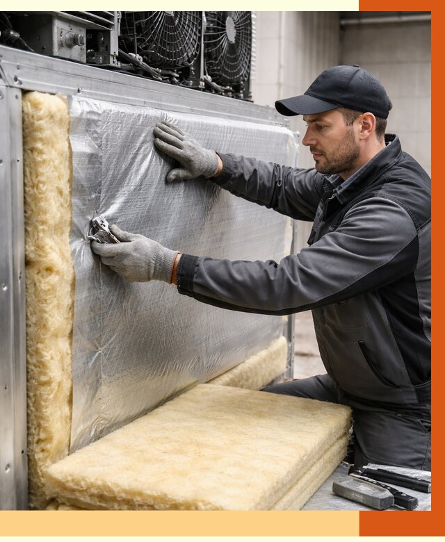 Утепление холодильного агрегата в Железногорске от 8688 руб. под ключ | ТепломастерЖлк