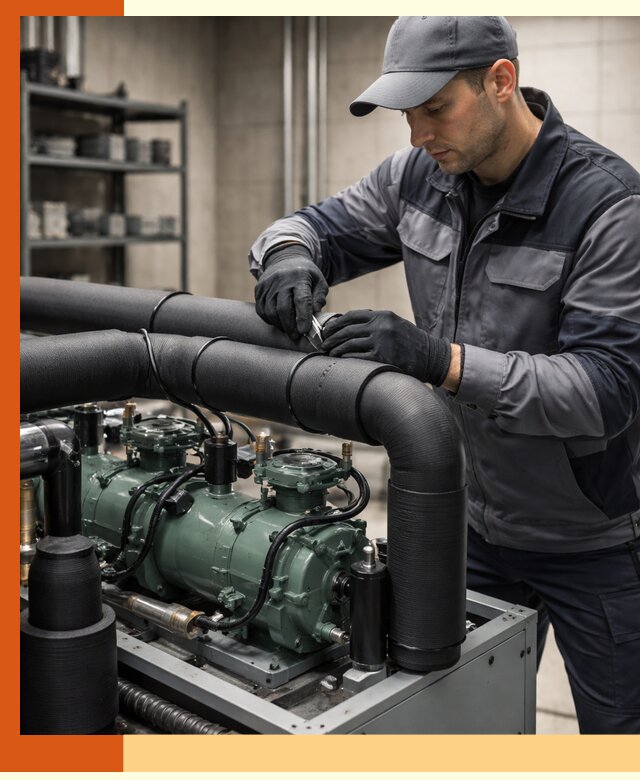 Утепление холодильного агрегата и теплоизоляция в Железногорске