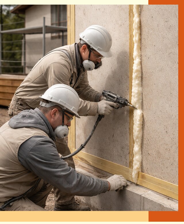 Утепление сип панелей ППУ в Железногорске от 4906 руб. под ключ | ТепломастерЖлк