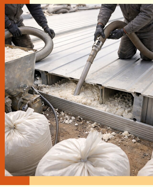 Заполнение пустот кровельных панелей пенными и мокрыми герметиками в Железногорске