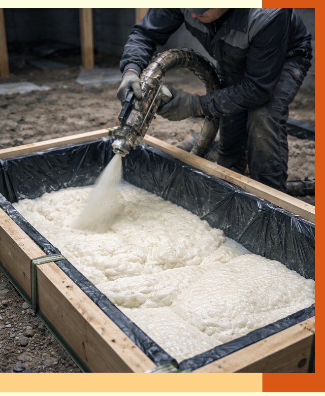 Заливка ППУ в формы в Железногорске от 2555 руб. — утепление форм под ключ | ТепломастерЖлк