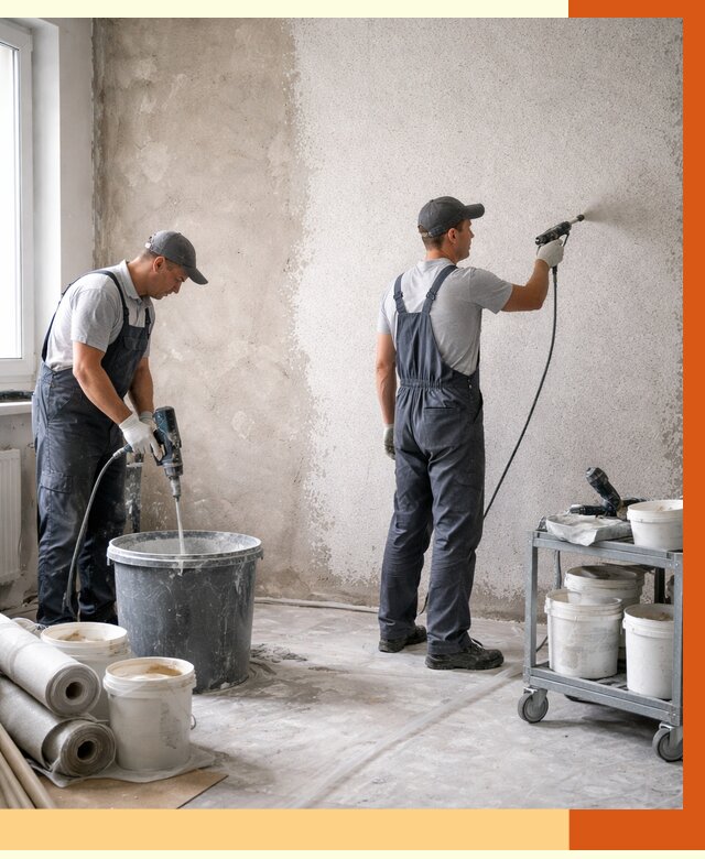 Утепление стен жидкой теплоизоляцией в Железногорске от 4293 руб/м² | ТепломастерЖлк