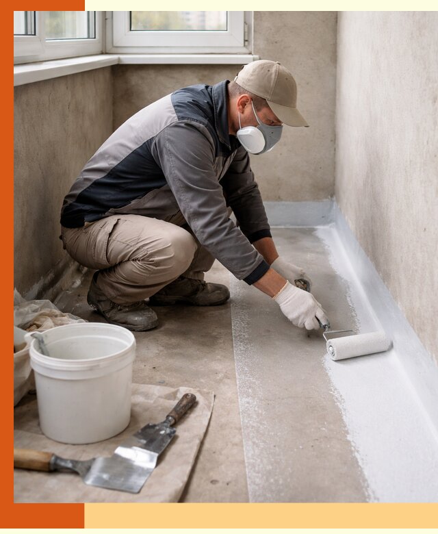 Утепление балкона жидкой теплоизоляцией в Железногорске