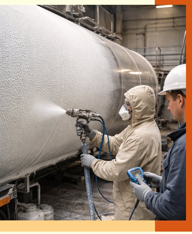 Утепление автоцистерны жидкой теплоизоляцией в Железногорске от 14820 руб. под ключ | ТепломастерЖлк