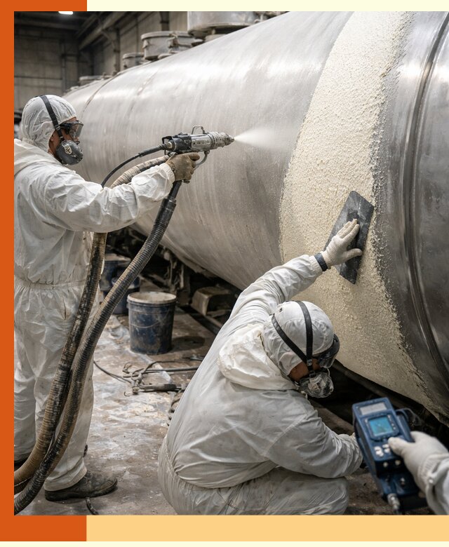 Утепление автоцистерн жидкой теплоизоляцией в Железногорске