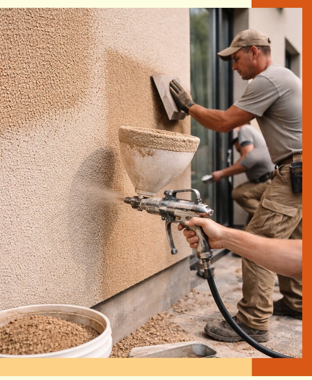 Утепление фасада жидкой пробкой в Железногорске от 4906 руб./м² под ключ | ТепломастерЖлк