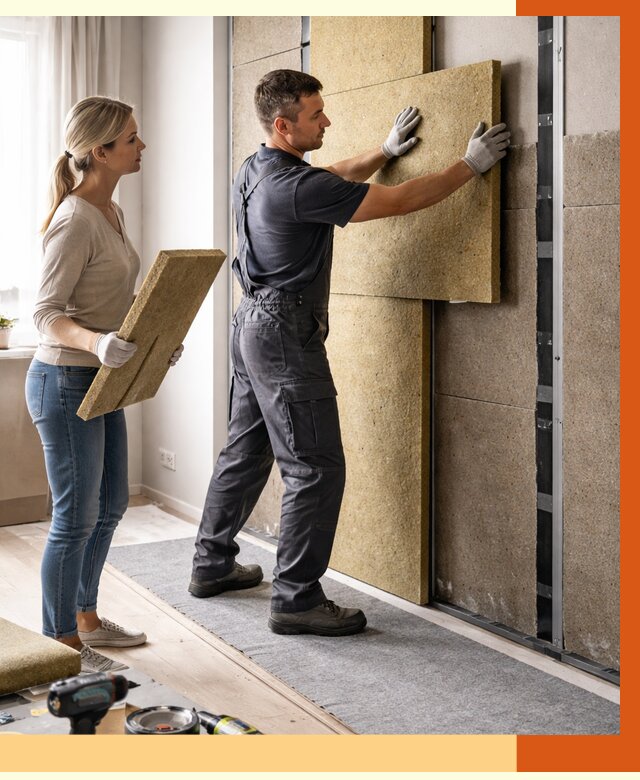 Профессиональная шумоизоляция квартиры в Железногорске от 7666 руб. за м2 | ТепломастерЖлк