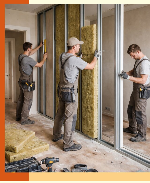 Шумоизоляция межкомнатных перегородок в Железногорске эффективно и надёжно