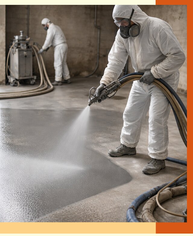 Гидроизоляция полимочевиной в Железногорске от 8688 руб/м² — напыление полимерной гидроизоляции | ТепломастерЖлк