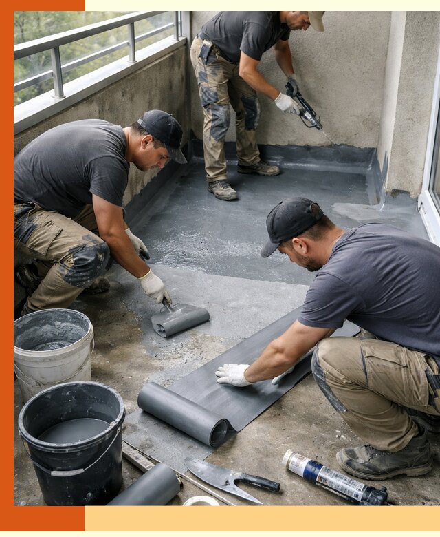 Гидроизоляция балкона в Железногорске: надежная защита от протечек