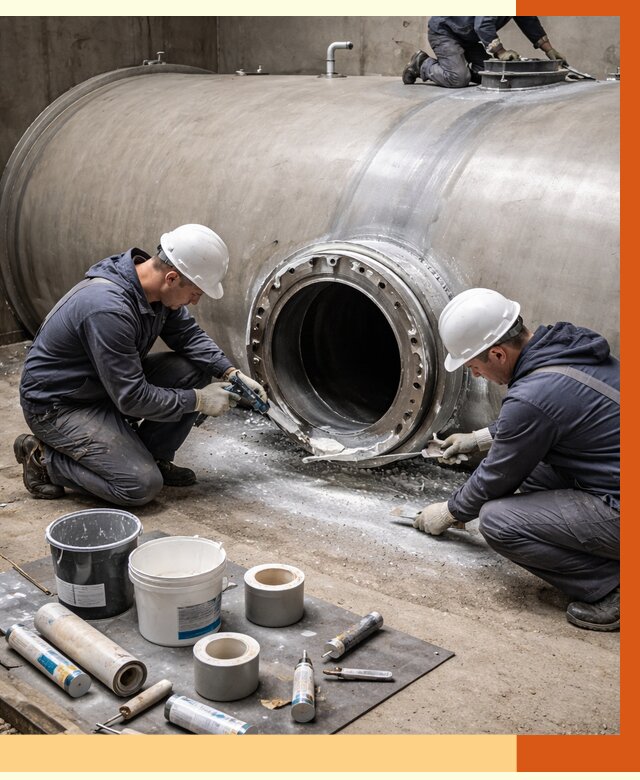 Гидроизоляция резервуара с топливом в Железногорске от 76658 руб. под ключ | ТепломастерЖлк