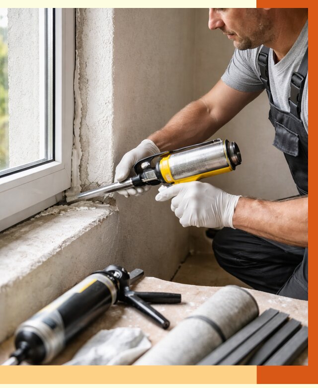 Герметизация стыков и примыканий в Железногорске от 1227 руб. под ключ | ТепломастерЖлк